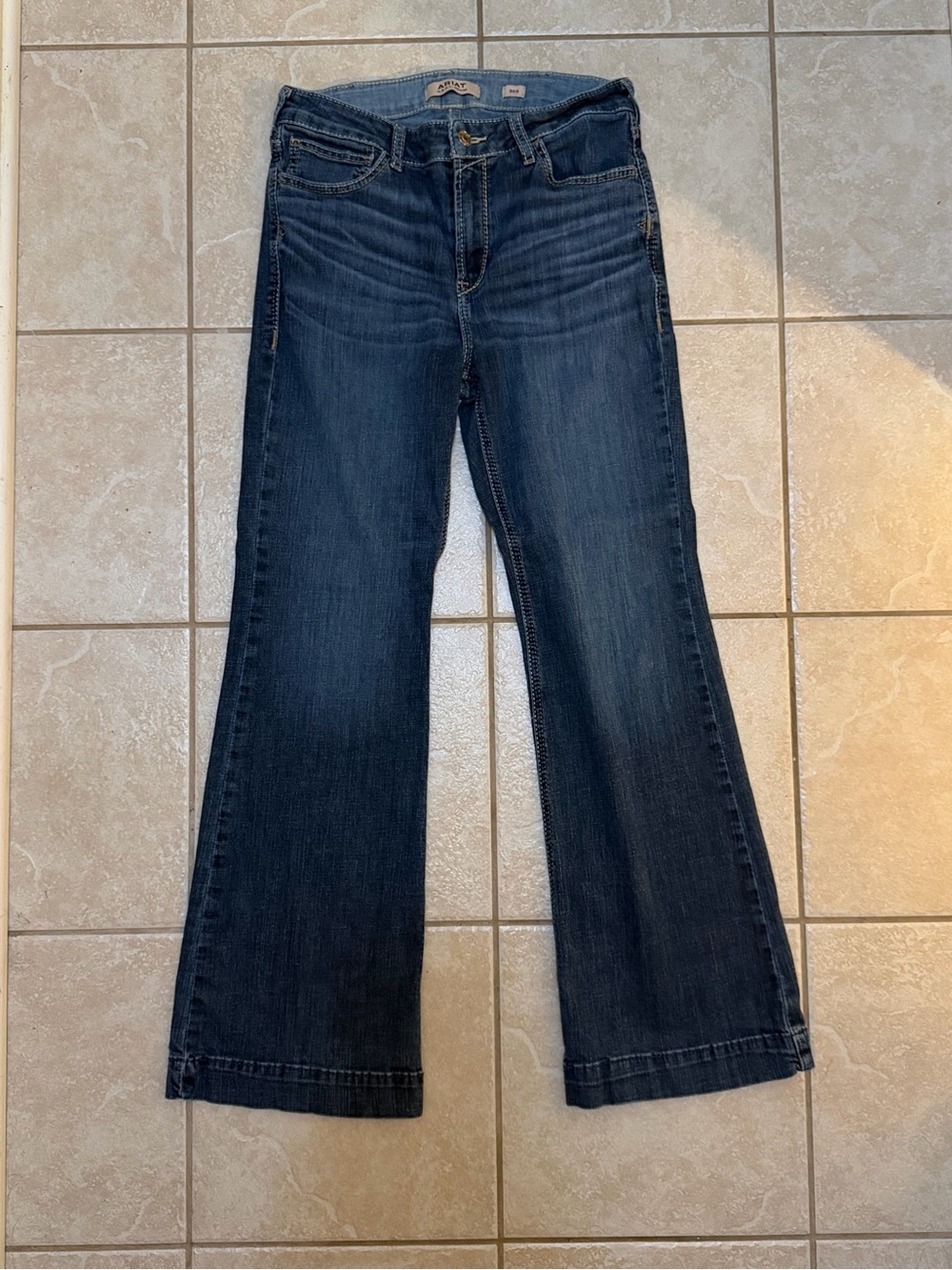 Ariat Dark Blue Trouser Flare Jeans